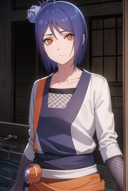 konan, <lyco:konan-lyco-nochekaiser:1>,
konan, blue hair, (orange eyes:1.5), short hair, hair ornament, flower, hair flower,
BREAK fishnets, japanese clothes, skirt,
BREAK cowboy shot, looking at viewer,
BREAK outdoors,
BREAK <lyco:GoodHands-beta2:1>, (masterpiece:1.2), best quality, high resolution, unity 8k wallpaper, (illustration:0.8), (beautiful detailed eyes:1.6), extremely detailed face, perfect lighting, extremely detailed CG, (perfect hands, perfect anatomy),