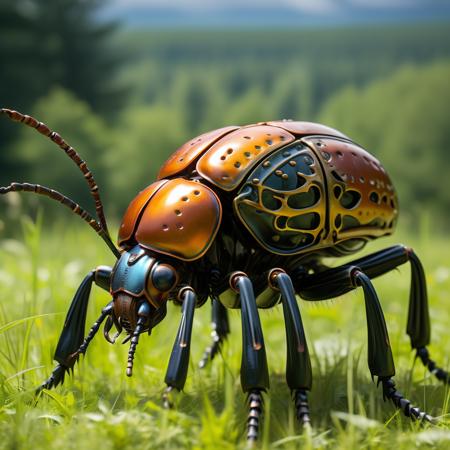 highly detailed candid photo of giant beetle:1.3,

giant beetle:1.2, orange beetle, black beetle, meadow, realistic:1.3

masterpiece, best quality:1.1, 

ultra photoreal, photorealistic:1.0, sharp focus:1.1, 
depth of field:1.1, 

50mm, style of Nathan Wirth, Hasselblad X1D II, Porta 160,
