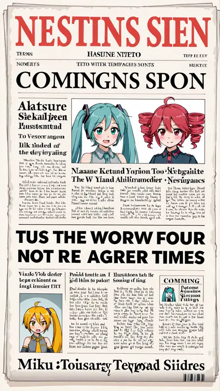 Newspaper Frontpage