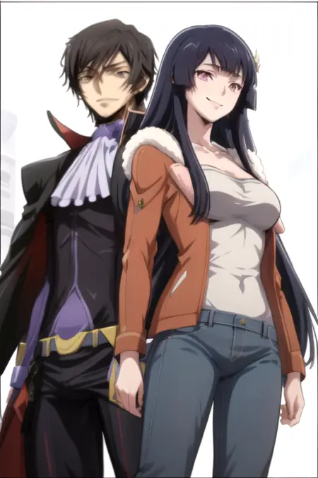 Lelouch Lamperouge x Sakuya Sumeragi (Code Geass)