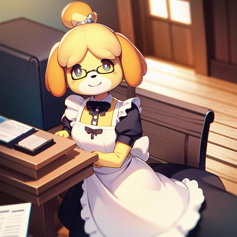 西施惠しずえ- 动物森友会  isabelle - Animal Crossing image by ILoveMaids