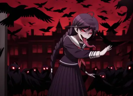 Toko Fukawa and Genocide Jack ( Danganronpa ) [SDXL]