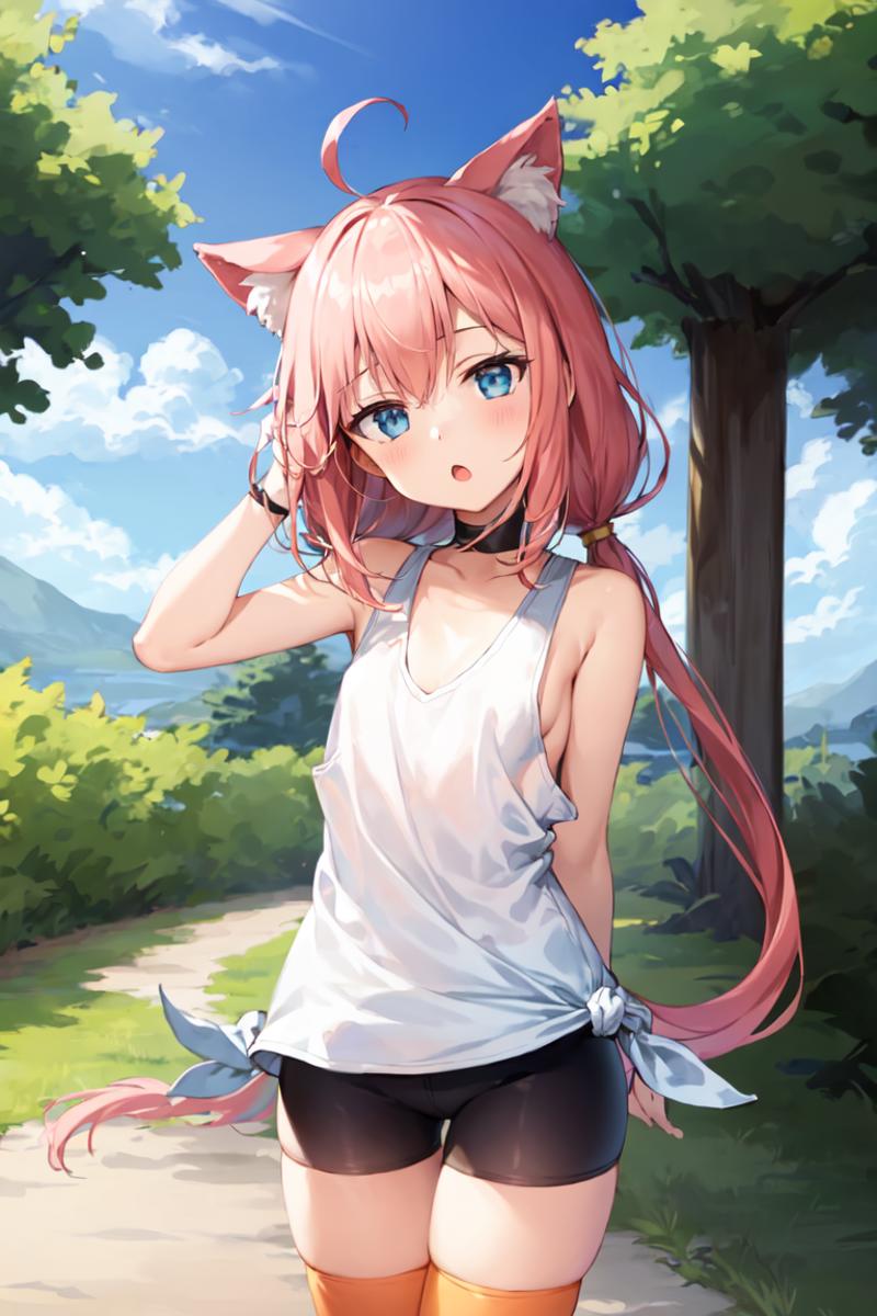 Nekomiya Hinata Vtuber LoRA image by Mooseful