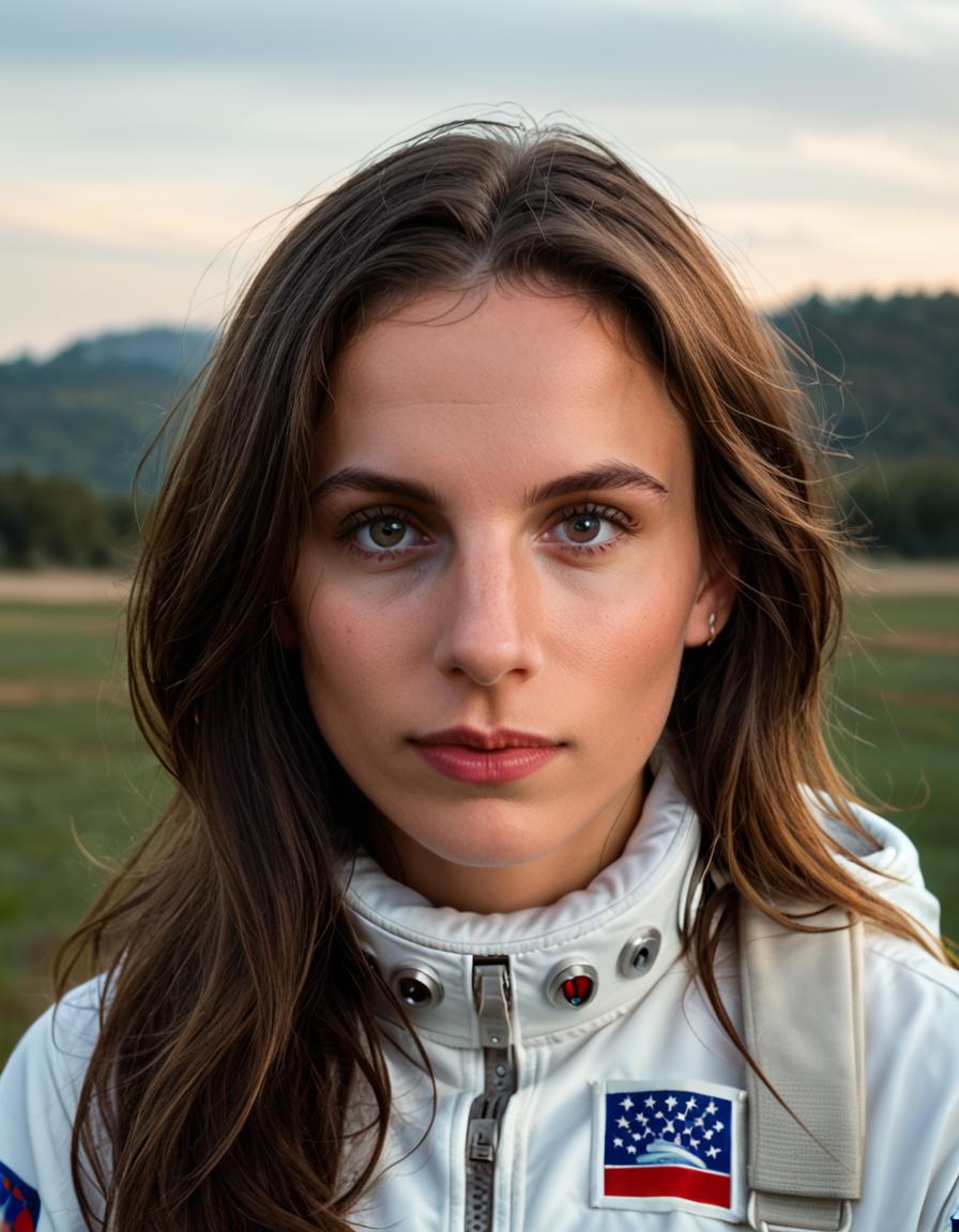 <lora:m1r4mur4t1_Pony_SGX:0.9>,(medium closeup) photograph of (beautiful 25 year old) (m1r4mur4t1:1.2) woman with dark hair,as an astronaut,wearing a spacesuit with clear helmet,standing on the plains of Mars,with a (Mars Rover:1.4) behind her,planting a flag in the martian regolith,posing for a dramatic historic photograph, face focus,(bokeh),facing viewer,score_9,score_8_up,source_photo,rich details,clear shadows and highlights,realistic,intense,highly detailed,front view,face_focus,looking_at_viewer,