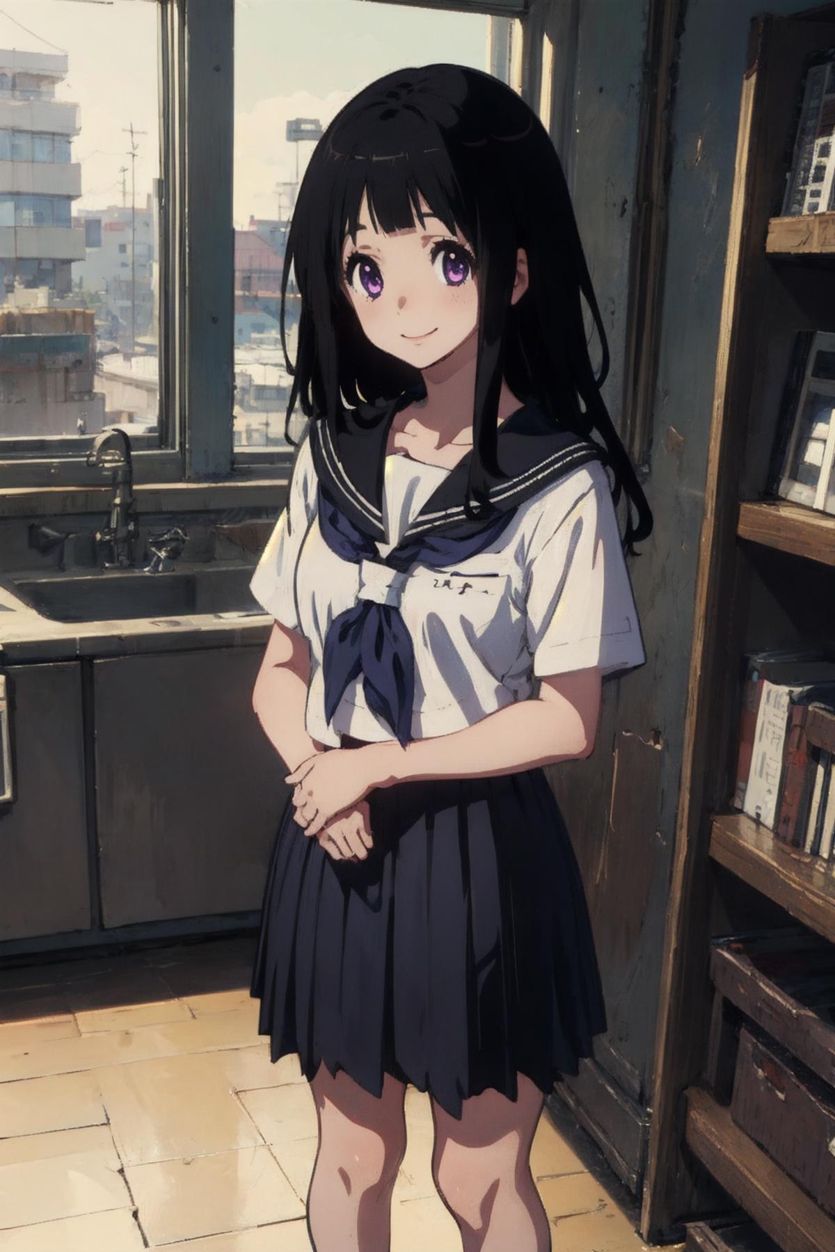 Chitanda Eru/千反田爱瑠(冰菓) image by bixing