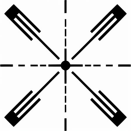 intricate crosshair nvjobaim, a crosshaired with circle with a circular, a crosshaired sight scope with a arrows, crosshair, aim, white background, intricate, complicated, black and white