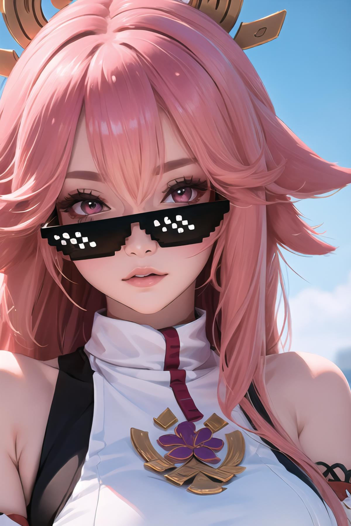 Deal with it Meme Sunglasses | Clothing/Concept LoRA image by FallenIncursio