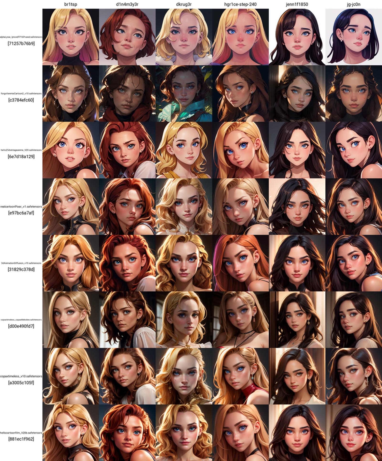 An extensive comparison part 2 - embeddings vs checkpoints