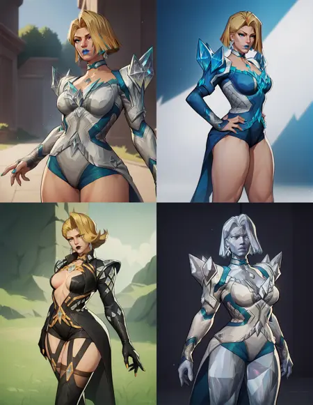 Emma Frost (3 skins + Diamond form) - Marvel Rivals - PonyXL