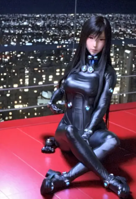 Reika Shimohira  & Anzu Yamasaki - Gantz: O - SDXL