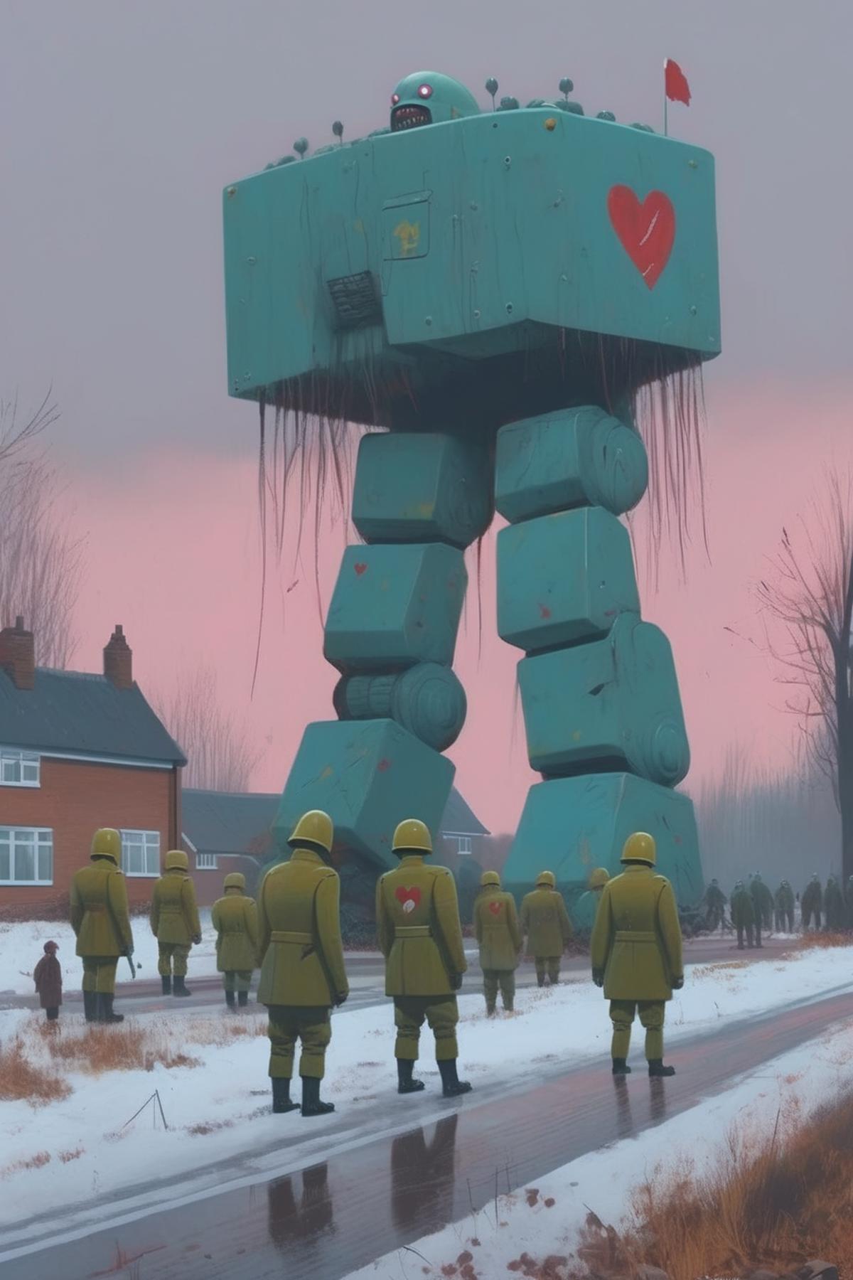 Simon Stålenhag Style image by Kappa_Neuro