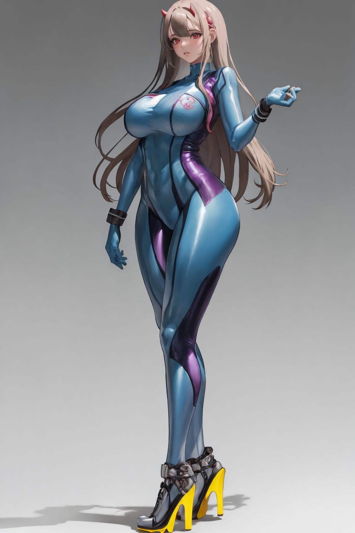 Zero Suit (Metroid) Outfit LoRA image by richyrich515