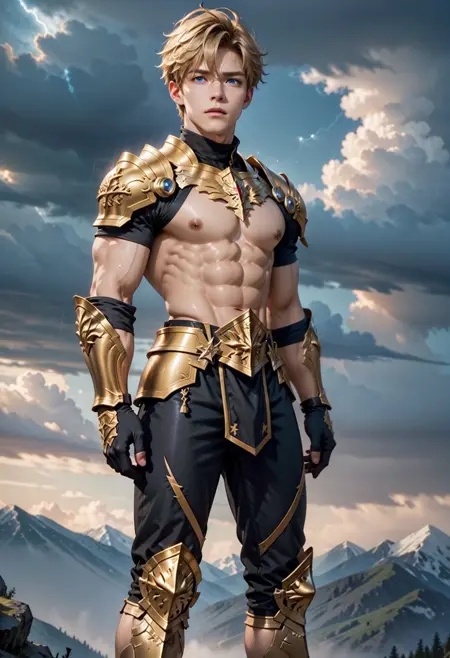 armored male (SD1.5)