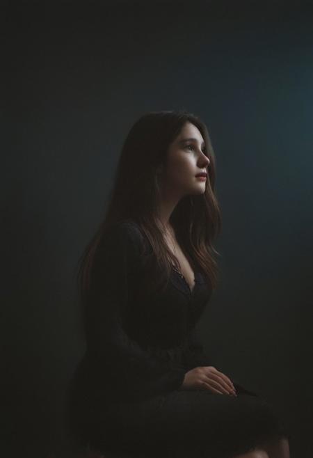 1girl, a 30 year old gorgeous woman, milfpeaches, detailed skin face and eyes ,very intricate, natural lighting , at bar in nightclub, dark room, skin pores, blues, jaz, smoke, relax, diffused light, elegant, on chair, makeup, heart-shaped lips, high-heels, laced bra, shy corner smile, elegant dress, ((very long hair)), low contrast, natural face, long hair highlights, cerulean eyes, dark circles under eyes, smile, natural breast, round breasts, sexy and curvy body, sitting on counter, crossed legs, long curvy legs, focus eyes,( wavy hair), reading glasses, from below,