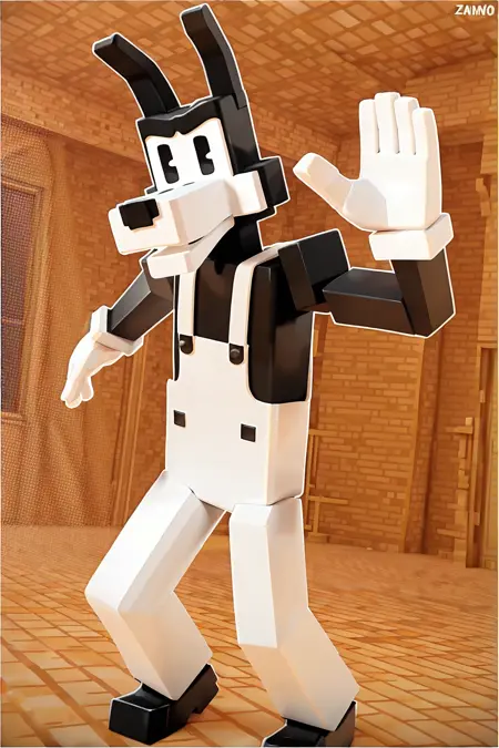 Boris the Wolf (Zamination/Fazbear and Friends/Bendy and the ink machine/BATIM)