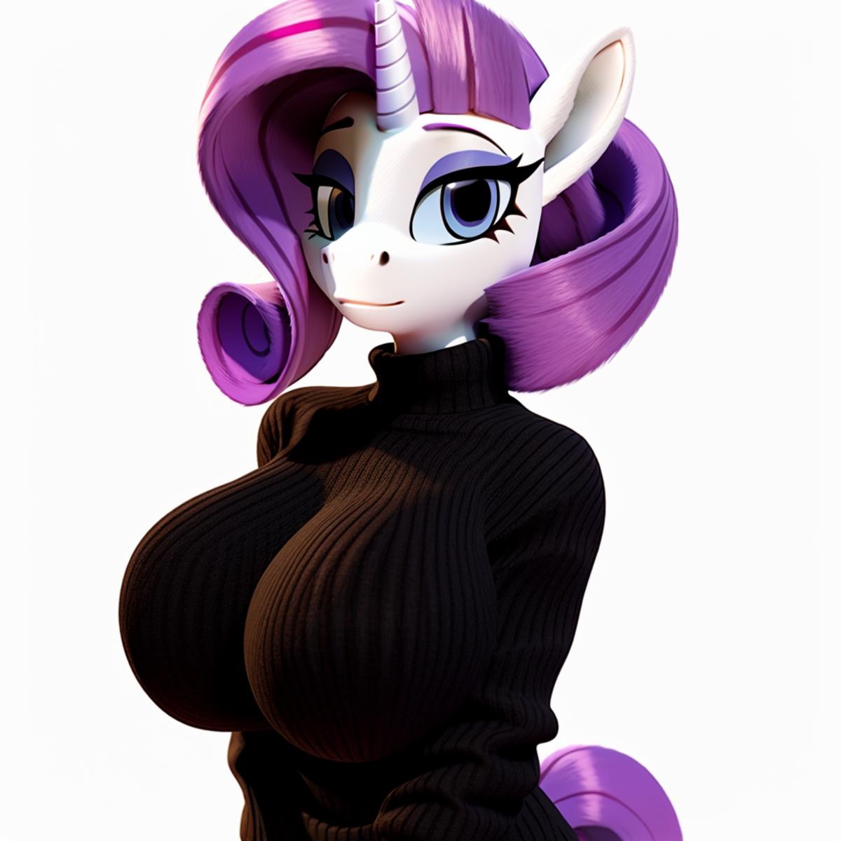 Anthro Rarity MLP image by Aigenerater