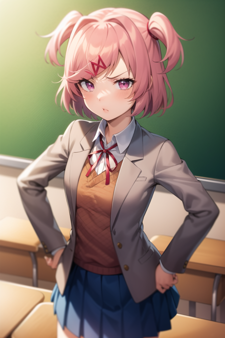 Doki Literature Club Natsuki Sayori