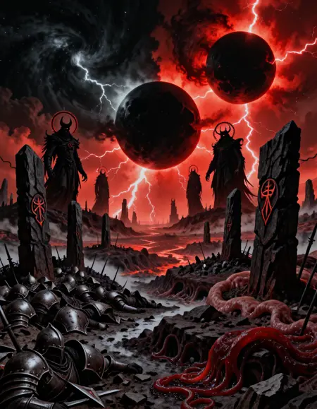 apocalyptic landscape illu