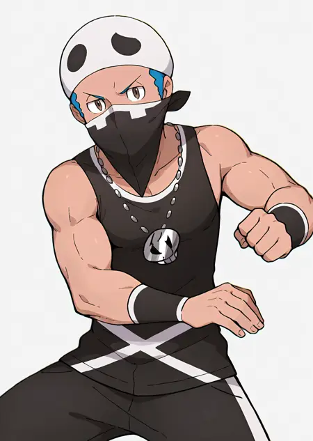 Team Skull Grunt (Male) | Pokemon | Illustrious XL