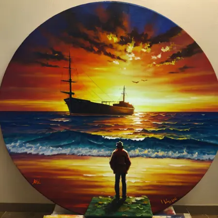 Circle | Style Oil Painting