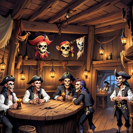 The Secret Of Monkey Island Remastered Style (SDXL) V1