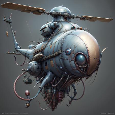 <lora:BioPunkAI:.89> BiopunkAI 
helicopter , detailed, intricate,