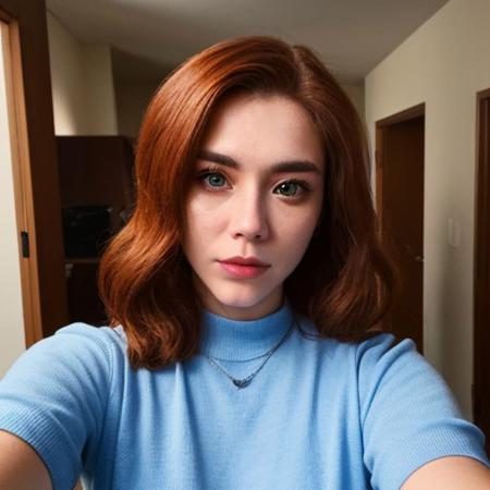 A selfie style photo of the last 25 year old woman from the last day of human kind on earth, extremely detailed, apocalypse, end of times
