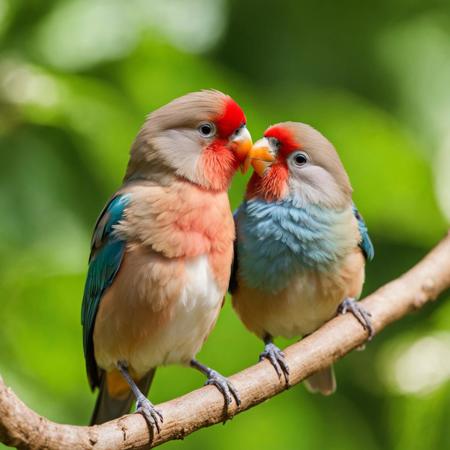 lovebirds, birb, <lora:Birb_XL_kk-000005:0.6>