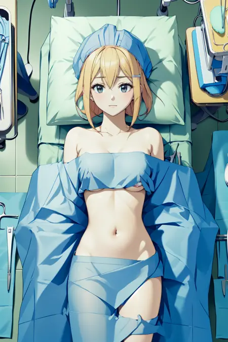 Patient in Surgery Drapes