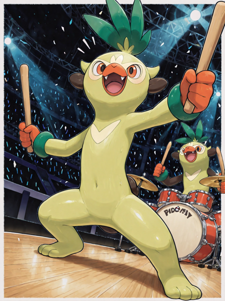 Thwackey: Beat Pokémon - Pokédex #0811 V1