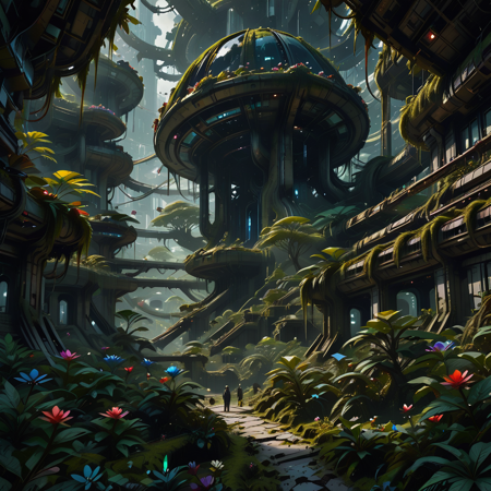 Another World - futuristic city ruins (XL/Illustrious) Illustrious