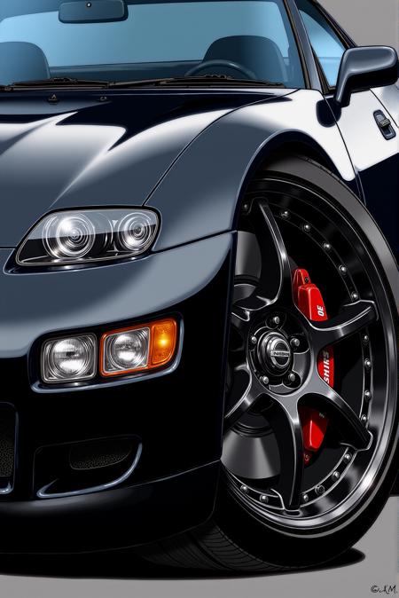 Automotive Art styles CARtoon CARicature style