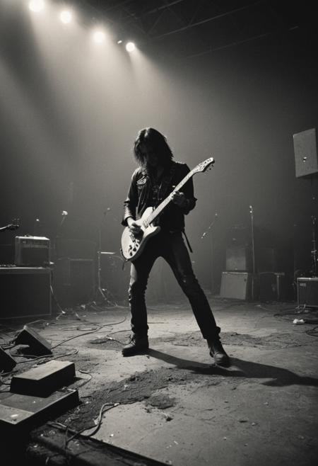 realism, epic world, brutal rocker, faded film, desaturated, award winner art, artstation, 35mm photo, grainy, vignette, vintage, lomography, stained, highly detailed, found footage, highly detailed, volumetric, dramatic lighting,  <lora:detailed_hands:0.6> <lora:Old_Photo_XL_V1:0.2>
