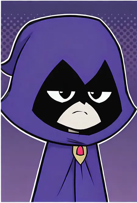 Raven ( Early Concept Art ) -- Teen Titans GO Noob + Illust