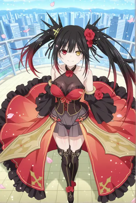 Tokisaki Kurumi - Date a Live (S1) - Illustrious