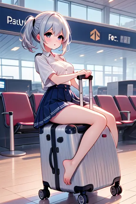 girl like ride-on suitcase