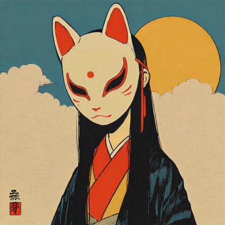 Neo-Nihonga Pop Surrealism Illustrious