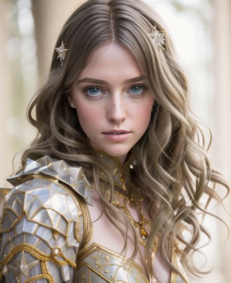 princess, ((realism)), armor gold,  extremely high quality RAW photograph, ultra detailed photograph, sharp focus, high resolution, (detailed skin:1,3),high quality, film grain, Fujifilm XT3,Highly Detailed, movie, (Cinematic Photo:1.3) of (Realistic:1.3),(Disgusting:1.3) Photorealism, (Magical Photo:1.3) of (Realistic:1.3), Crystalcore, Bejeweled, ethereal, hyperdetailed fantasy character,