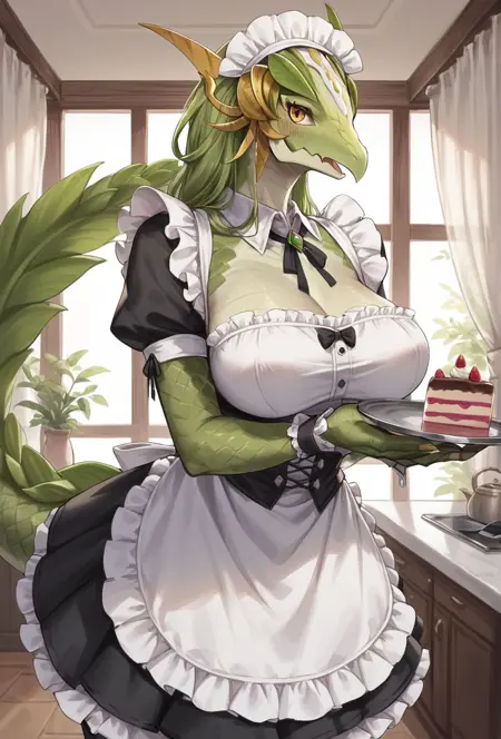 Dragonmaid Lorpar (Yugioh) [Pony/Illustrious]