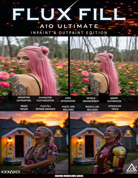 FLUX FILL AIO ULTIMATE - INPAINT & OUTPAINT EDITION