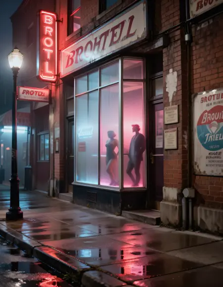 1960s brothel facade pony