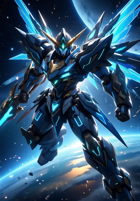 qwen-image nice mecha