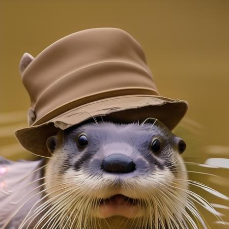 <lora:nutrias_otters:1> nutrias_otters hat