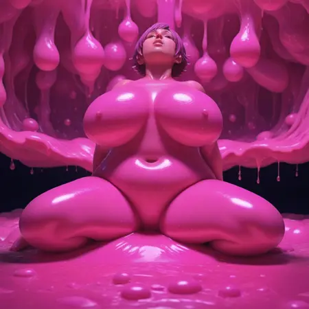 Pink Bubblegum Slime DX - GurilaMash XXX SDXL