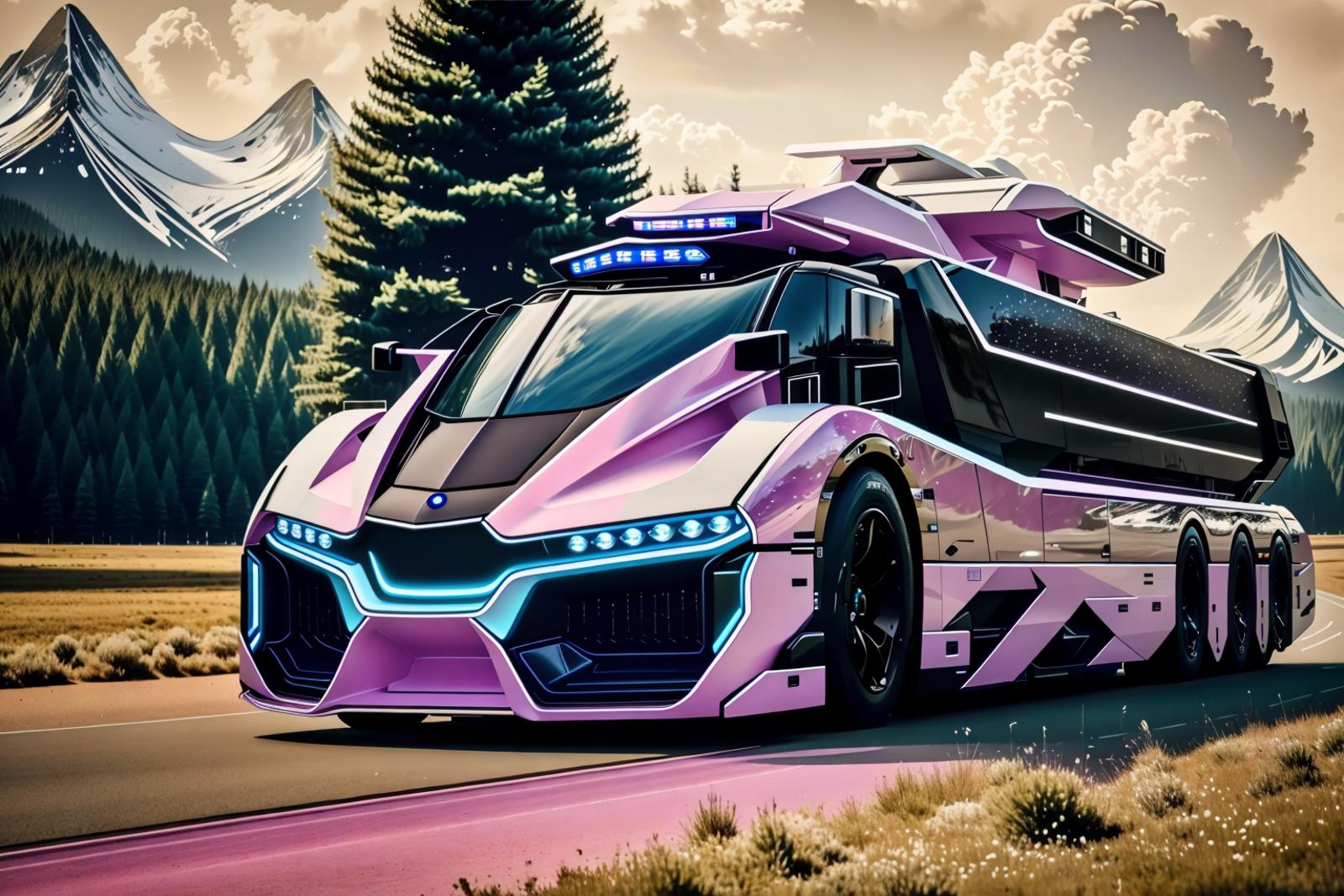 Futuristic Truck Generator Concept image by DeViLDoNia