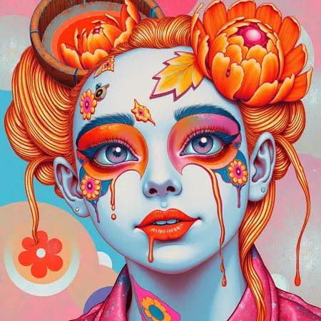 James Jean surreal illustration FLUX