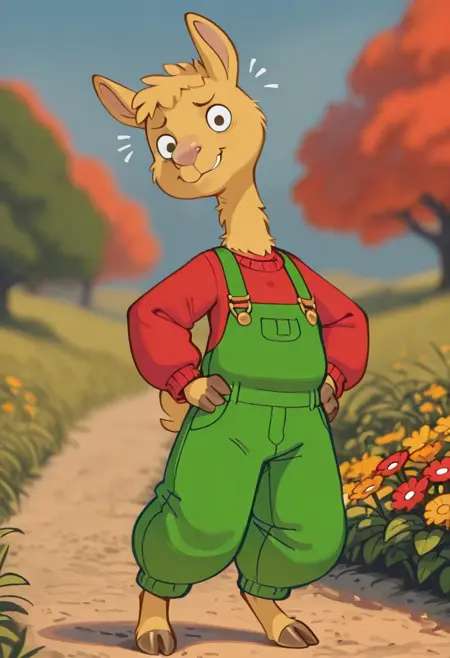 Llama Llama [Ilustrious] || Character from Llama Llama Red Pajama||