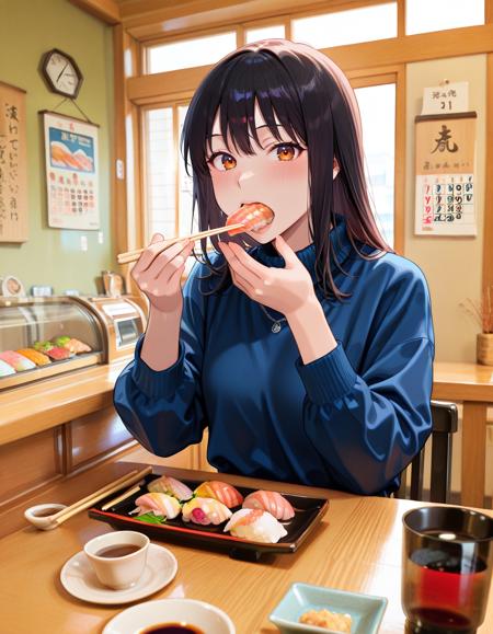 日本の寿司屋、 寿司、 握り鮨 \ sushi, sushi restaurant, nigirizushi V1