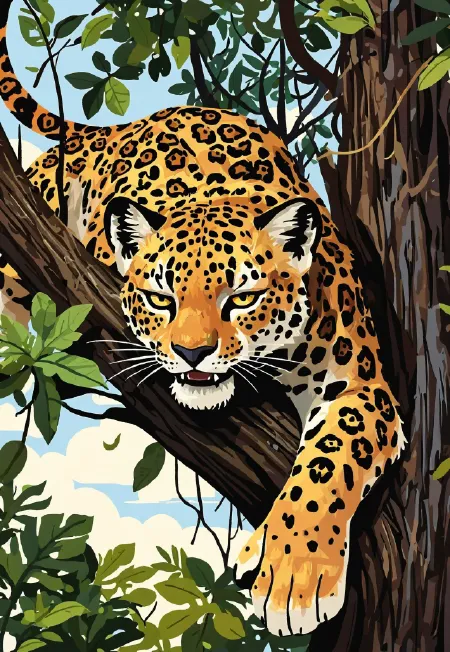 National Park Poster Style