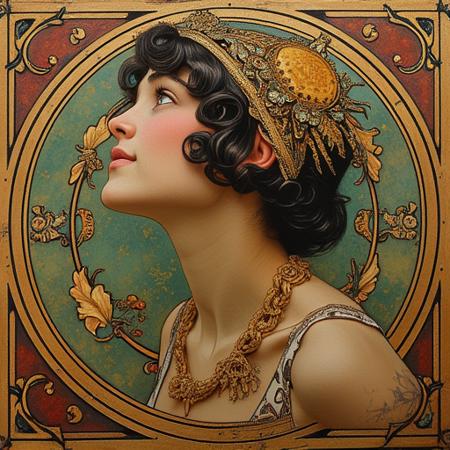 style of Alphonse Mucha [FLUX] 200 V1